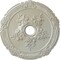 Ekena Millwork Attica with Rose Ceiling Medallion (Canopies up to 4 1/2"), 26"OD x 3 3/4"ID x 1 1/2"P, Flash Blue CM26ATFBS - alternate 1
